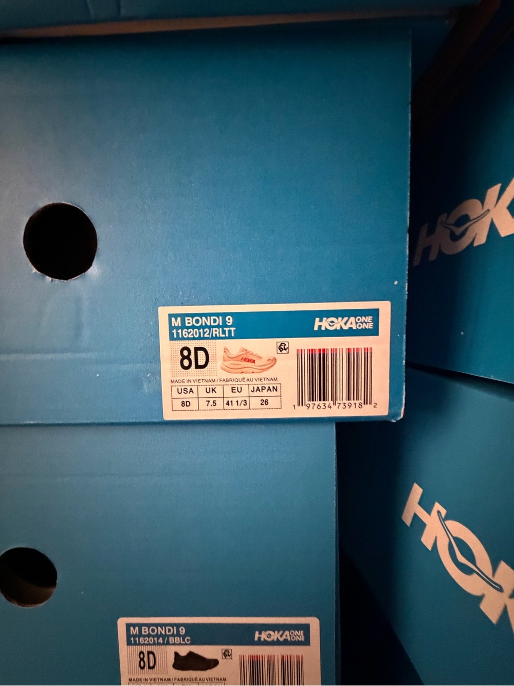 Hoka Women's Pink and White Running Shoes - Picture 3 of 3